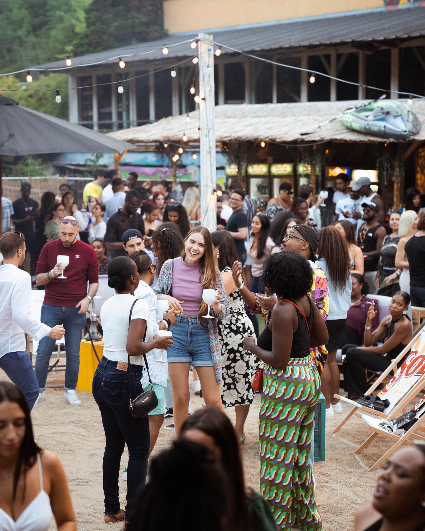 AFROBEACH crowd